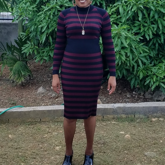 Gabriel Union stripe dress. - Picture 9 of 9